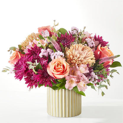 Berry Cobbler Bouquet with Ivory Vase –  Infinity Floral, Osseo MN