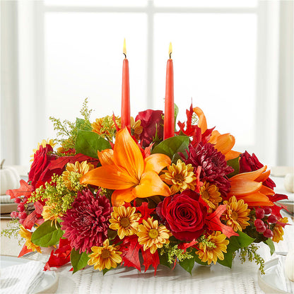 Autumn's Embrace Centerpiece –  Infinity Floral, Osseo MN