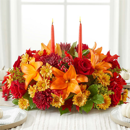 Autumn's Embrace Centerpiece –  Infinity Floral, Osseo MN