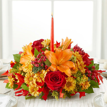 Autumn's Embrace Centerpiece –  Infinity Floral, Osseo MN