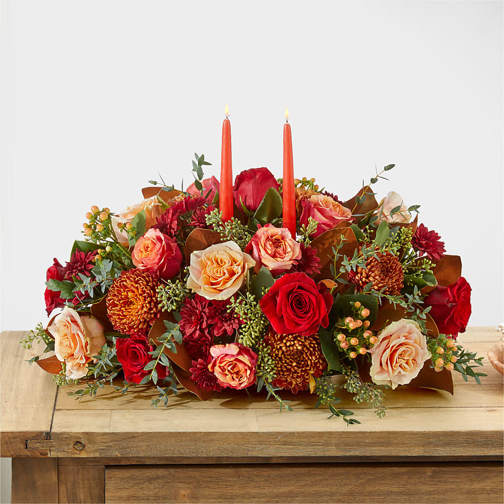 Gather Near Centerpiece –  Infinity Floral, Osseo MN