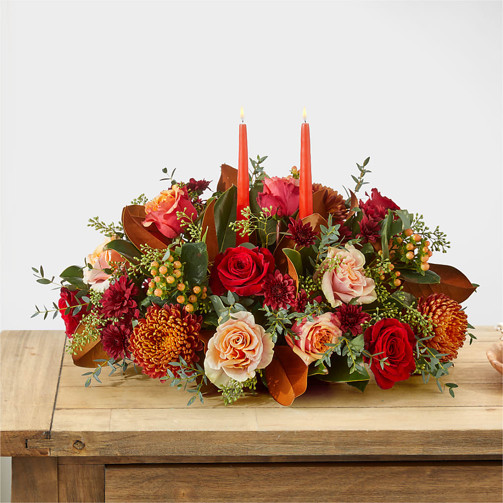 Gather Near Centerpiece –  Infinity Floral, Osseo MN