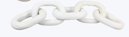 WHITE WOOD CHAIN TABLETOP DECOR –  Infinity Floral, Osseo MN